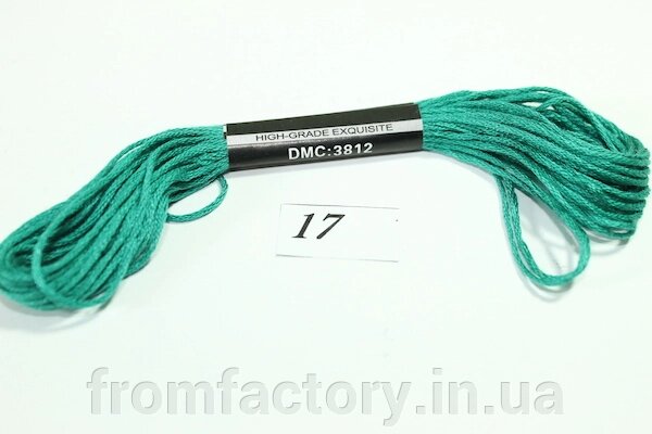 Муліне для вишивання DMC 8м:3812 від компанії Торгова Марка "FromFactory" - фото 1