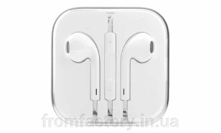 Навушники EarPods з пультом дистанційного керування та мікрофоном від компанії Торгова Марка "FromFactory" - фото 1