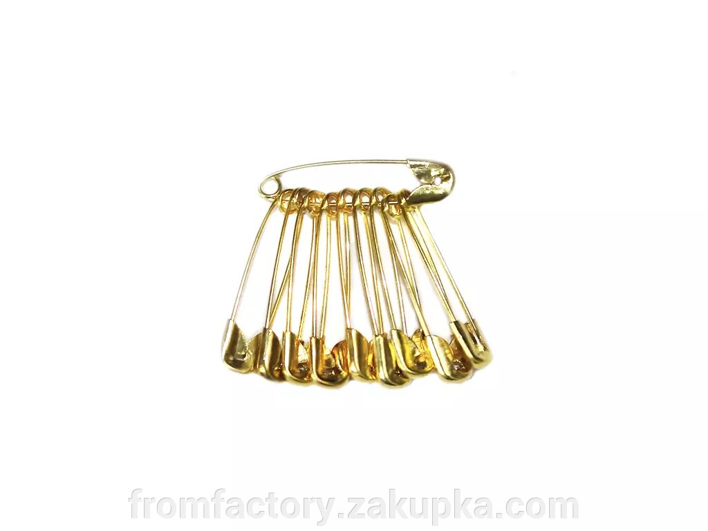 Невеликі золоті шпильки 20 мм/10шт від компанії Торгова Марка "FromFactory" - фото 1