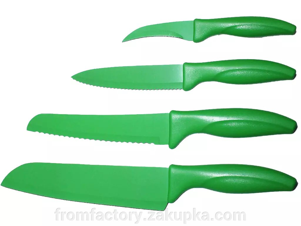 Ножи кухонные (4 ножа) металлокерамика ##от компании## Торговая Марка "FromFactory" - ##фото## 1