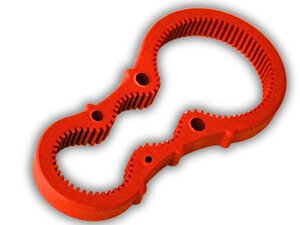 Відкривачка для банок силіконова 3 в 1 / 16х7х1,5см: Червоний