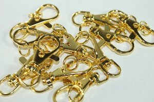 Карабін для сумок 4см: Золотий