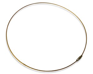 Заготовка для кольє металева Ø14.3см: Золотий