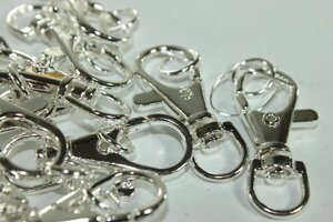 Карабін для сумок 4см: Сріблястий