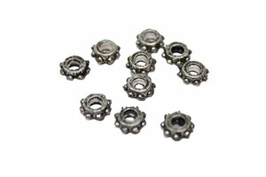 Металеві шестерні для біжутерії 6мм/10шт