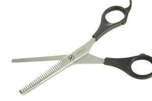 Ножницы филировочные парикхмахерские с пластиковой ручкой 15см