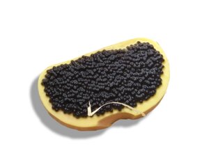 Мильно -сувенір ароматичний "сендвіч з чорною ікрою" 100г
