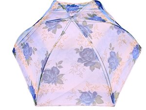 Антимоскітна сітка парасолька на стіл для захисту їжі від комах 27 х 70 см: Роза