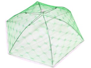 Антимоскітна сітка парасоля на стіл для захисту їжі від комах 23 х 65 см: Зелений