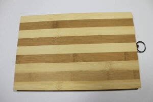 Доска кухонная деревянная бамбуковая 20x30смх1.5см