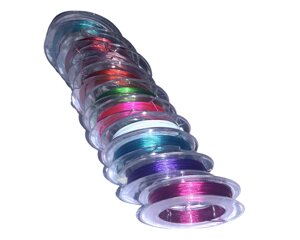 Проволока-тросик Асорті 10м/0.38мм/10шт