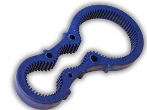 Відкривачка для банок силіконова 3 в 1 / 16х7х1,5см: Синій