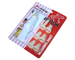 Мішок кондитерський для крему 6 насадок