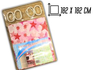 Шторка для душу 182х182см: Зірки