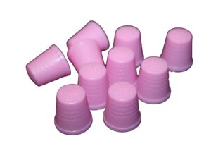 Наперсток пластмассовый разные цвета 20мм: Розовый