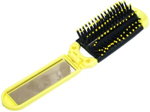 Розкладний гребінець із дзеркалом 10.5см