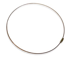 Заготовка для кольє металева Ø14.3см: Коричневий