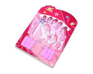 Дитячий набір для дівчаток заколки резинки браслети кольє:26 (Сонечка)