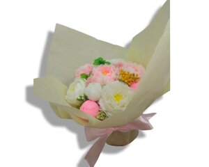 Мило сувенірне ароматизоване Букет піонів махрових у супнику