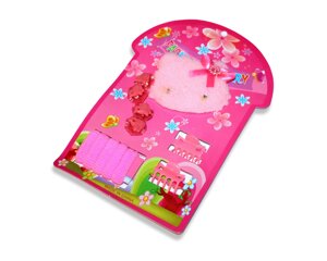 Дитячий набір для дівчаток заколки резинки браслети кольє:39 (Грибочок)