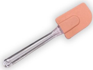 Лопатка кухонна силіконова 19см: Кораловий