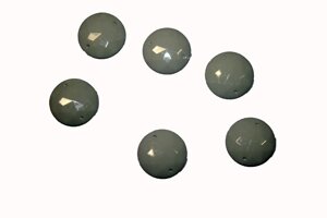 Камені пришивні Кружок великий 22мм/20шт: Білий