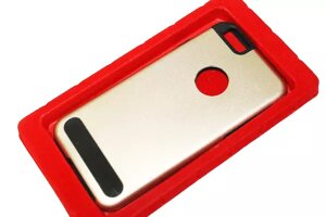 Чохол на Apple IPhone 5/5S/SE задня кришка металева/Золотий