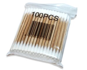 Ухочистки/Ватні палички дерев'яні 100/70-80шт