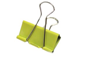 Зажим/Біндер канцелярський кольоровий 5х2.5см/1шт