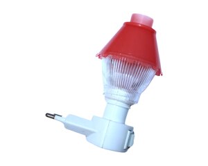 Нічник Абажур №2 7W: Червоний