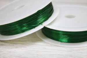 Зеленый проволока 50 м/0,30 мм