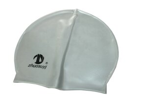 Шапочка для плавання силіконова 20см: Сірий