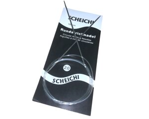 Спиці металеві кругові на волосіні 100см/№2.00