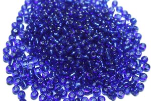 Бісер 100 грам КРУПНИЙ 6/0:28 синій