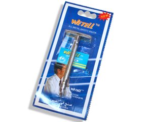 Верстат для гоління Wetell металевий на планшеті з лезом 9см