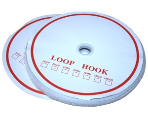 Біла липучка 2см/25м