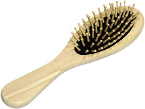 Дерев'яна гребінець з дерев'яними масажерами 21.5см