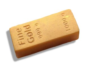 Мило сувенірне ароматизоване Слиток золота 65г