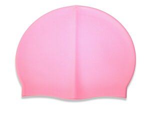 Шапочка для плавання силіконова 20см: Світло-рожевий