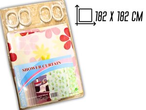 Шторка для душу 182х182см: Ромашка