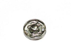 Кнопки пришивні металеві № 3 / 20шт / 13мм: Сріблястий