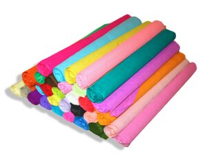 Папір гофрований набір усіх кольорів 2.5м/50см/0.54мм/25шт