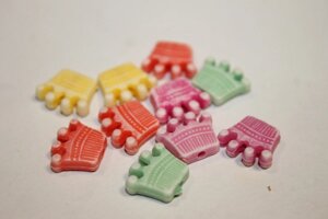 Бісер для браслетів Корона 10шт/10х10мм