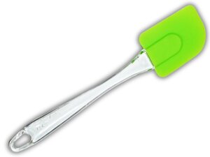 Лопатка кухонна силіконова 23см: Салатовий