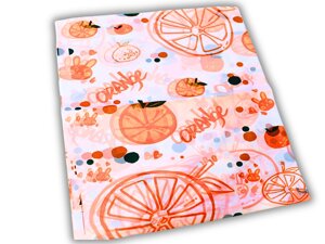 Скатертина поліетиленова 180х180см: Апельсин