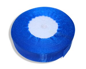 Лента органза 2.5см/45м: Синій