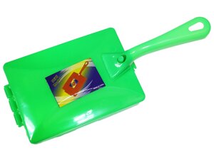 Ручний пилосос / щітка на роликах пластмасова з ручкою 10.5х15см: Зелений