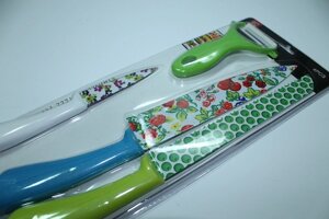 Ножи кухонные с овощерезкой набор 4 предмета