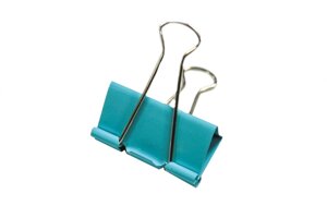 Зажим/Біндер канцелярський кольоровий 4х2см/1шт