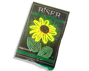 Набір для Рукоділля БІСЕР маленький:002 - Підсолнух